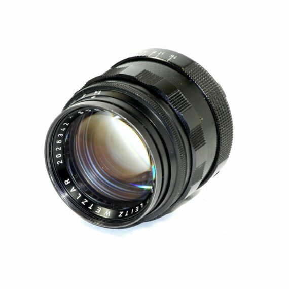 Leica 50/1,4 Summilux Black Paint lens with Leica hood Ex++