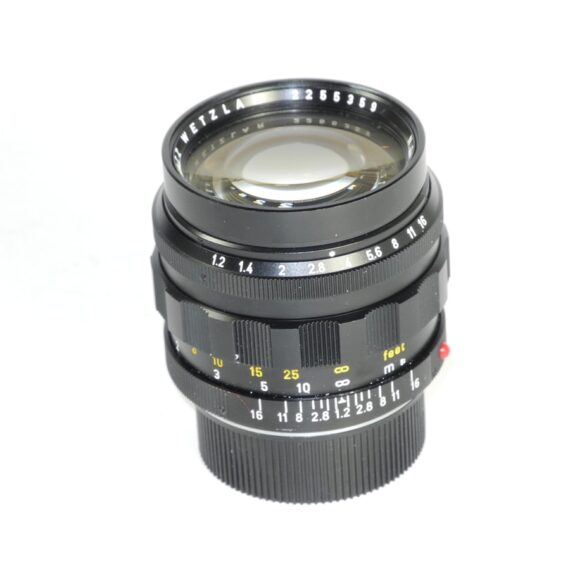 Leica 50/1,2 Noctilux RARE Lens  & Leica caps Mint- / Sold