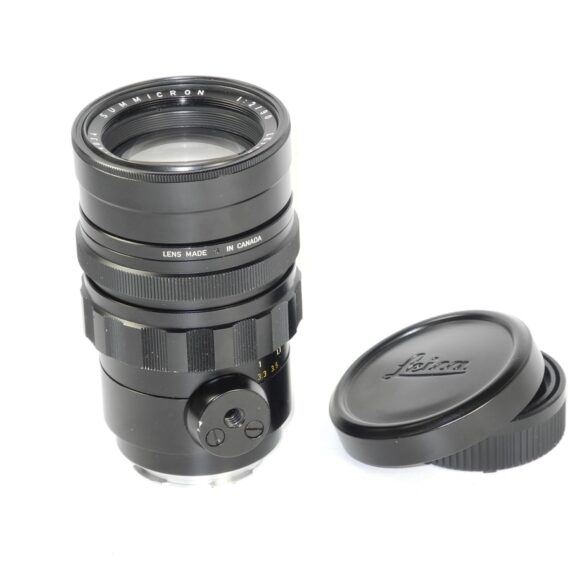 Leica 90/2 Summicron-M with caps Ex+/++
