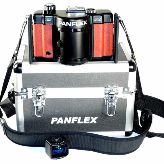 Panflex Panoramic Camera for 120 Films With Extra finder & metal carrying case Mint-