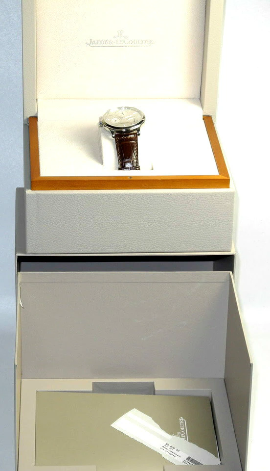 Jaeger JLC Master Ultra Thin Reserve de Marche watch with box ,papers Mint-