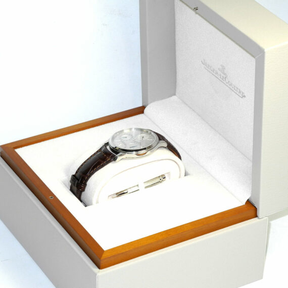 Jaeger JLC Master Ultra Thin Reserve de Marche watch with box ,papers Mint-