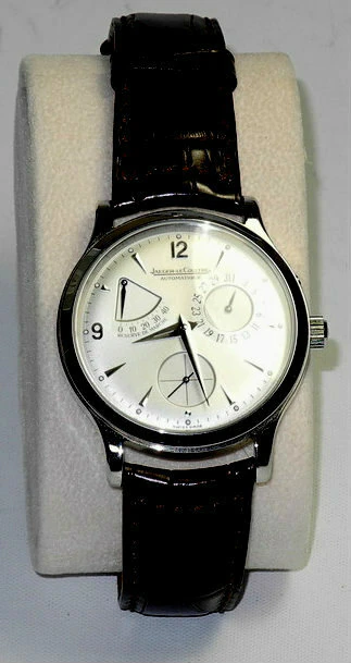 Jaeger JLC Master Ultra Thin Reserve de Marche watch with box ,papers Mint-