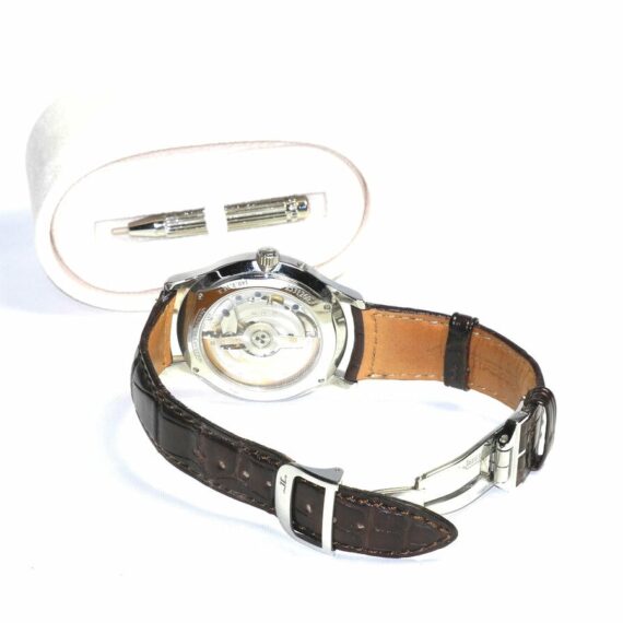 Jaeger JLC Master Ultra Thin Reserve de Marche watch with box ,papers Mint-