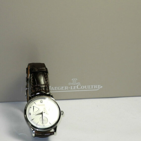 Jaeger JLC Master Ultra Thin Reserve de Marche watch with box ,papers Mint-