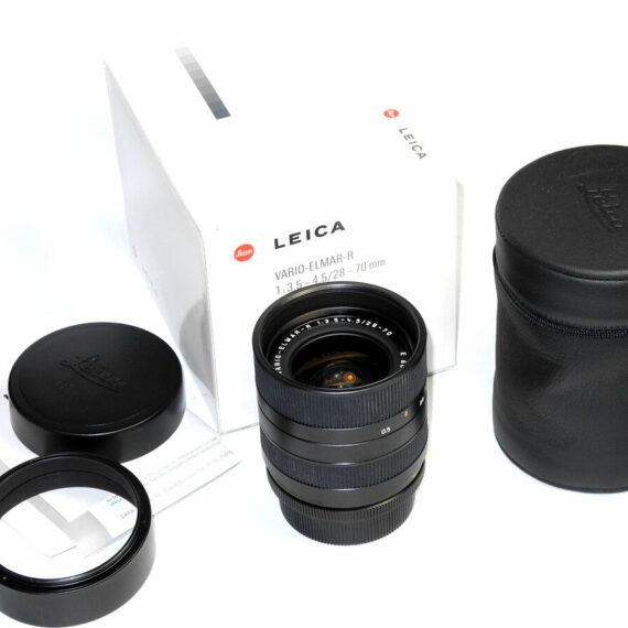 Leica 28-70/3,5-4,5 Vario-Elmar-R ROM Cat# 11364 with box,hood,caps,case Mint/-SOLD