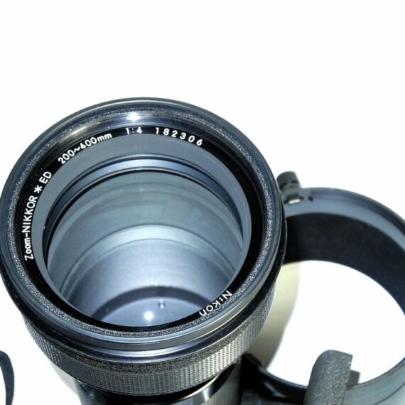 Nikon 200-400mm f4 Zoom Nikkor * ED  AIs lens Sold with: Original  Box,caps,case Mint- / SOLD