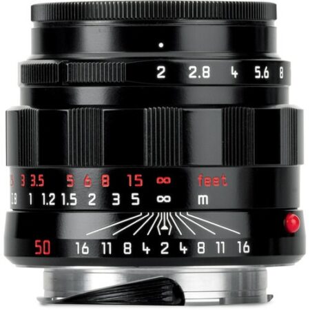 Leica 50 mm f/2 APO-Summicron-M ASPH “LHSA”, black paint finish Cat #11186 New USA / No Longer Available