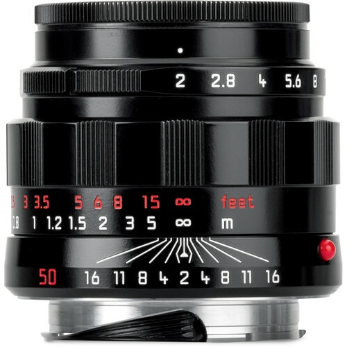 Leica 50 mm f/2 APO-Summicron-M ASPH “LHSA”, black paint finish Cat #11186 New USA / No Longer Available