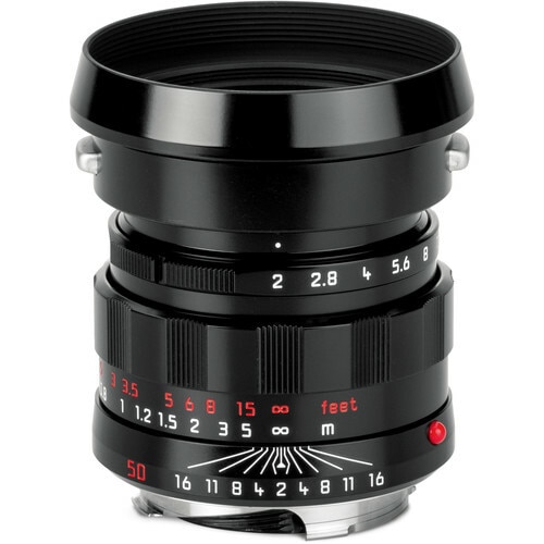 Leica 50 mm f/2 APO-Summicron-M ASPH “LHSA”, black paint finish Cat #11186 New USA / No Longer Available