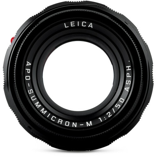 Leica 50 mm f/2 APO-Summicron-M ASPH “LHSA”, black paint finish Cat #11186 New USA / No Longer Available