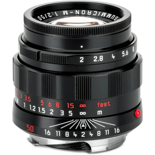 Leica 50 mm f/2 APO-Summicron-M ASPH “LHSA”, black paint finish Cat #11186 New USA / No Longer Available