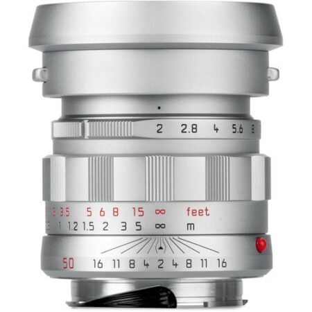 Leica 50 mm f/2 APO-Summicron-M ASPH “LHSA”, silver chrome finish Cat #11187 New USA / No Longer Available