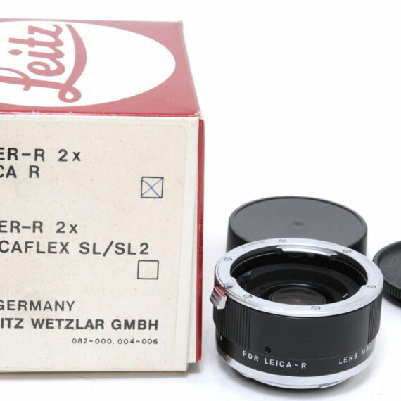 Leica 2X Extender-R Cat#11236 with Leica box & caps Ex++/Mint