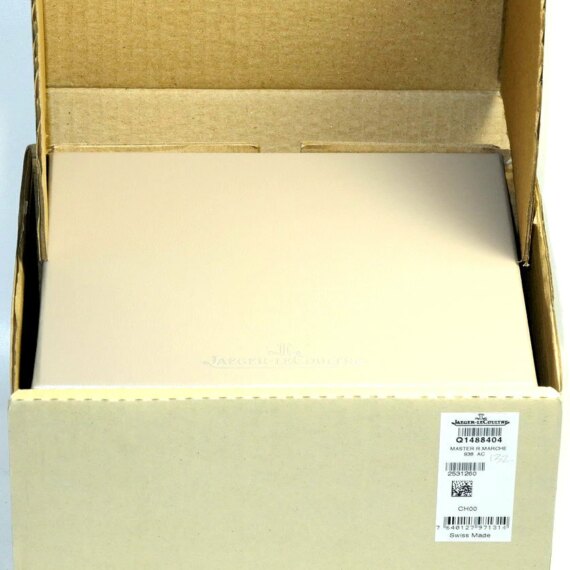 Jaeger JLC Master Ultra Thin Reserve de Marche watch with box ,papers Mint-