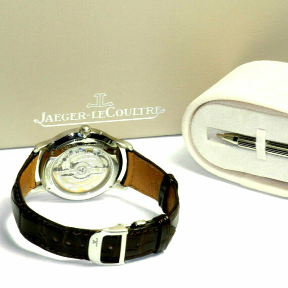 Jaeger JLC Master Ultra Thin Reserve de Marche watch with box ,papers Mint-