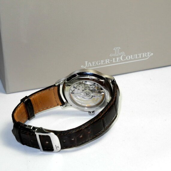 Jaeger JLC Master Ultra Thin Reserve de Marche watch with box ,papers Mint-