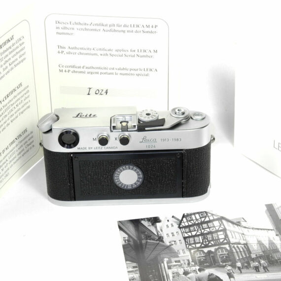Leica M4-P "1913-1983" Special Edition Silver Chrome Camera w/cards,box Mint- / Just CLa'd