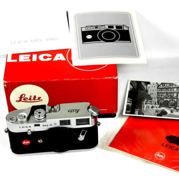 Leica M4-P "1913-1983" Special Edition Silver Chrome Camera w/cards,box Mint- / Just CLa'd