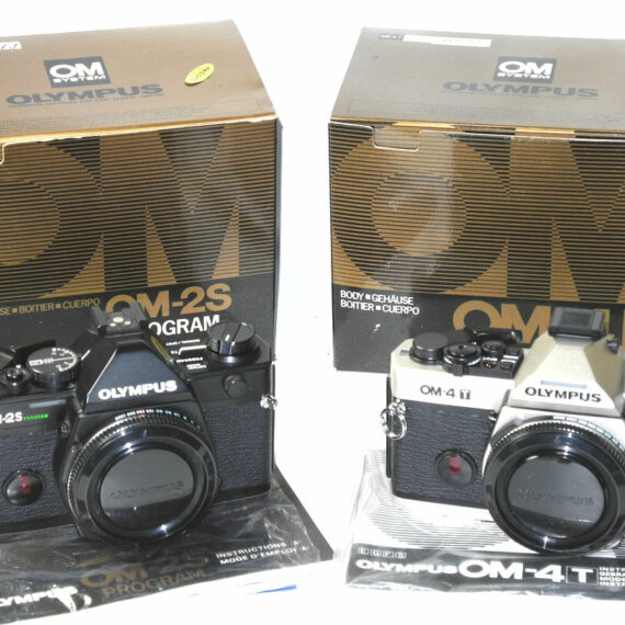 Olympus OM Camera Outfit: With 2 OM cameras & 6 lenses & with finder plus case Mint/- / IN Stock