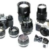 Olympus OM Camera Outfit: With 2 OM cameras & 6 lenses & with finder plus case Mint/- / IN Stock