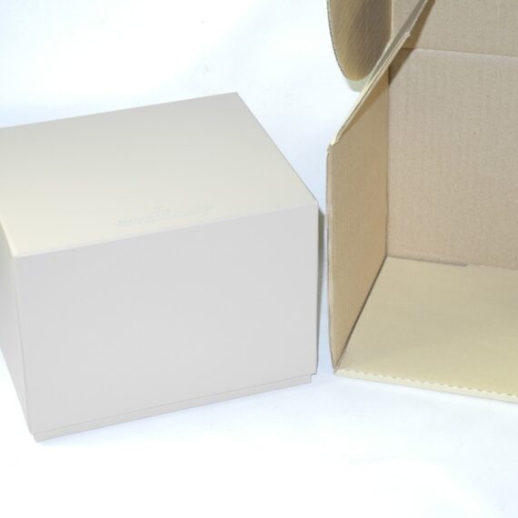 Jaeger JLC Master Ultra Thin Reserve de Marche watch with box ,papers Mint-