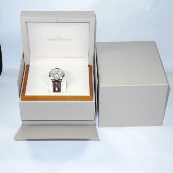 Jaeger JLC Master Ultra Thin Reserve de Marche watch with box ,papers Mint-