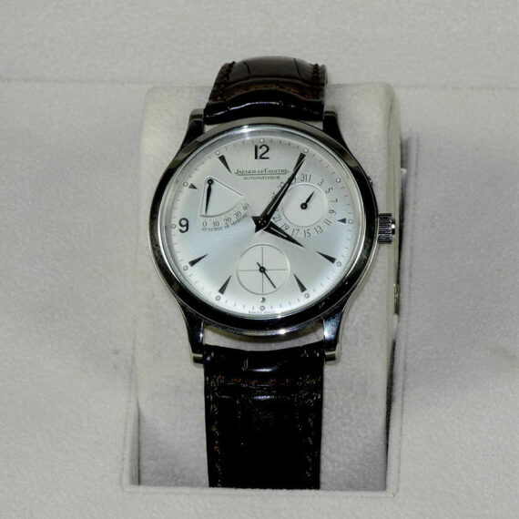 Jaeger JLC Master Ultra Thin Reserve de Marche watch with box ,papers Mint-