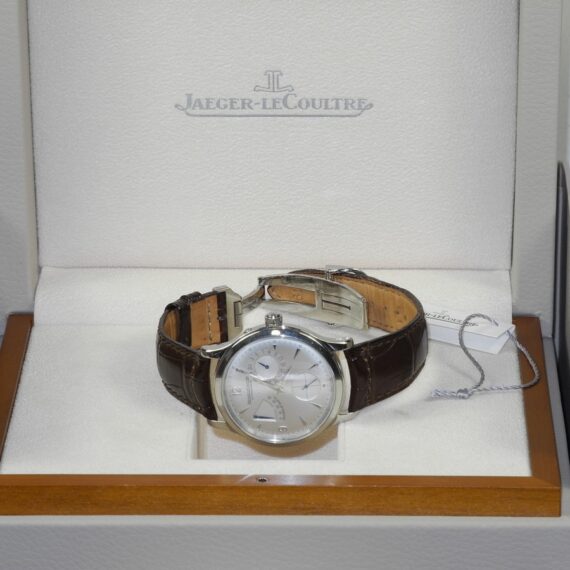 Jaeger JLC Master Ultra Thin Reserve de Marche watch with box ,papers Mint-