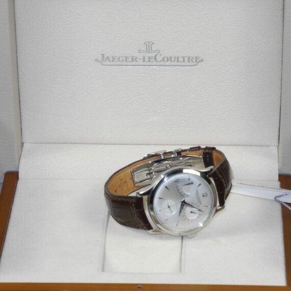 Jaeger JLC Master Ultra Thin Reserve de Marche watch with box ,papers Mint-