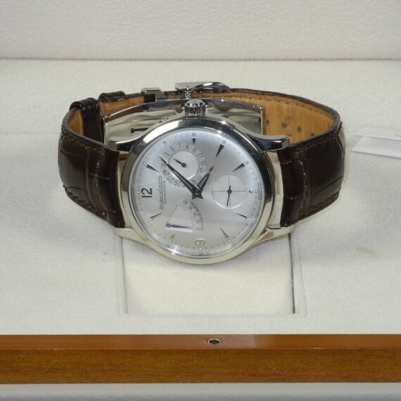Jaeger JLC Master Ultra Thin Reserve de Marche watch with box ,papers Mint-