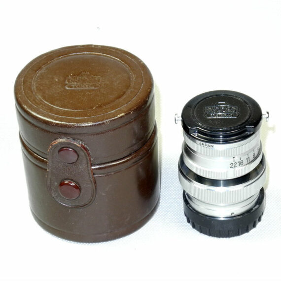 Nikon 5cm f3.5 Micro-Nikkor RF  with Nikon filter,caps & case Mint- Nice / Rare !!