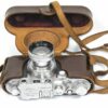 Leica IIIc K camera with 50mm Summitar lens  & case Ex+/ Rare