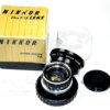 Nikon 3,5cm f1,8 W-Nikkor "Nippon-Kugaku" with  Original Nikon hood,card,caps,box Mint-