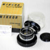 Nikon 3,5cm f1,8 W-Nikkor "Nippon-Kugaku" with  Original Nikon hood,card,caps,box Mint-