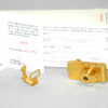 Leica UR Half Scale 24kt Gold Plated Camera Replica with box,finder,cards Mint/- Rare/ free shipping (USA)