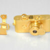 Leica UR Half Scale 24kt Gold Plated Camera Replica with box,finder,cards Mint/- Rare/ free shipping (USA)