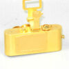 Leica UR Half Scale 24kt Gold Plated Camera Replica with box,finder,cards Mint/- Rare/ free shipping (USA)