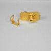 Leica UR Half Scale 24kt Gold Plated Camera Replica with box,finder,cards Mint/- Rare/ free shipping (USA)