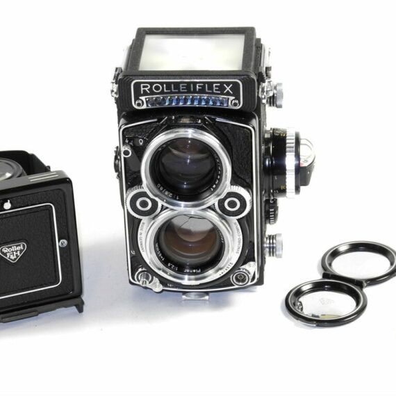 Rollei 2,8F Planar 12/24 White face Ex++ / SOLD