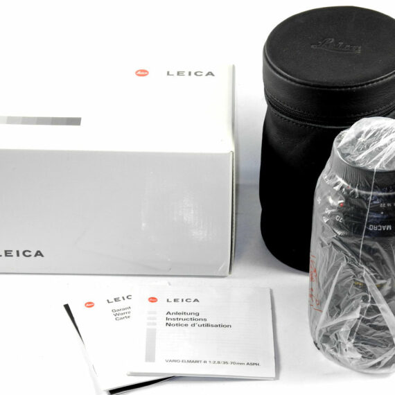 Leica-R-35-70mm-F2-8-VARIO-ELMARIT-R-ASPH-ROM  11275  With Leica original box,case,manual Mint/-
