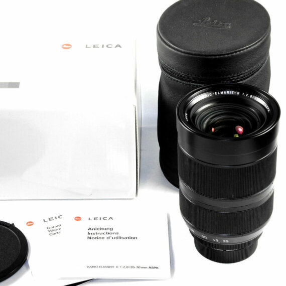 Leica-R-35-70mm-F2-8-VARIO-ELMARIT-R-ASPH-ROM  11275  With Leica original box,case,manual Mint/-