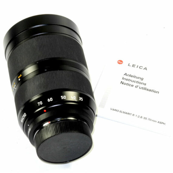 Leica-R-35-70mm-F2-8-VARIO-ELMARIT-R-ASPH-ROM  11275  With Leica original box,case,manual Mint/-