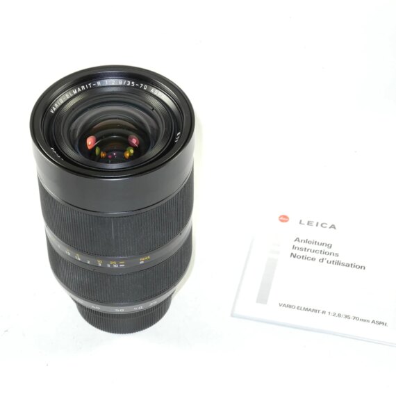 Leica-R-35-70mm-F2-8-VARIO-ELMARIT-R-ASPH-ROM  11275  With Leica original box,case,manual Mint/-