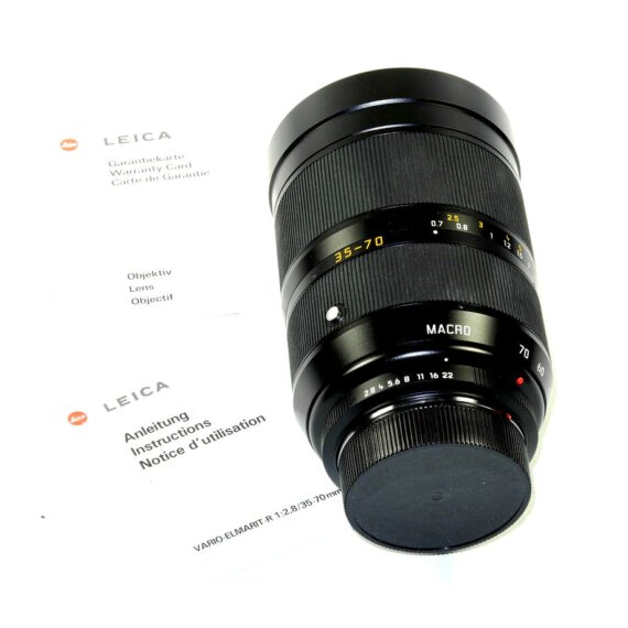 Leica-R-35-70mm-F2-8-VARIO-ELMARIT-R-ASPH-ROM  11275  With Leica original box,case,manual Mint/-