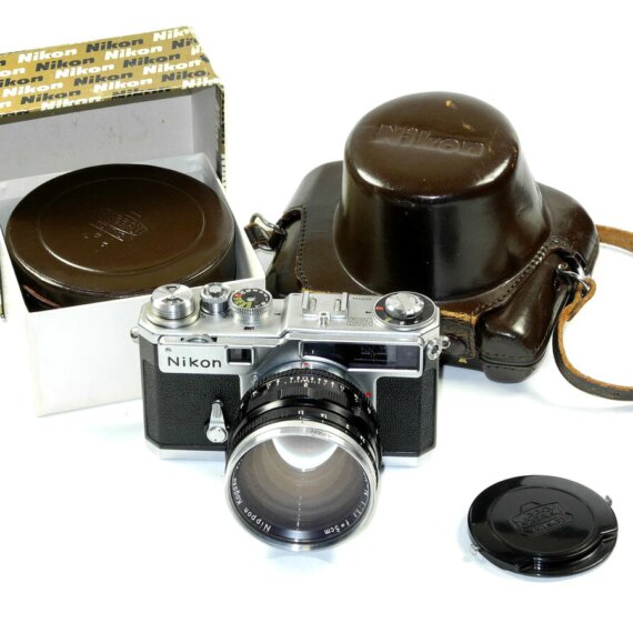 Nikon SP camera with 5cm F1.1 Nikkor-N Sold W/ Ever-Ready case & hood in box Ex++/Mint- / SOLD