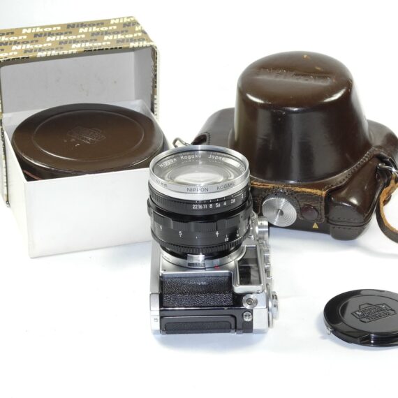 Nikon SP camera with 5cm F1.1 Nikkor-N Sold W/ Ever-Ready case & hood in box Ex++/Mint- / SOLD