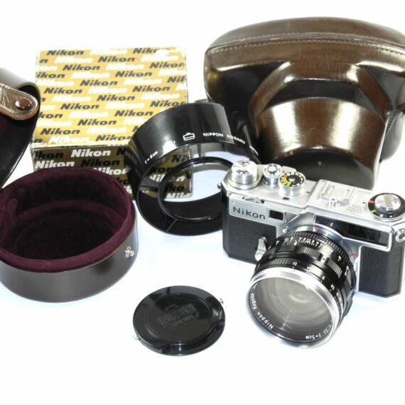 Nikon SP camera with 5cm F1.1 Nikkor-N Sold W/ Ever-Ready case & hood in box Ex++/Mint- / SOLD