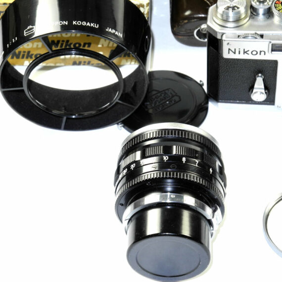 Nikon SP camera with 5cm F1.1 Nikkor-N Sold W/ Ever-Ready case & hood in box Ex++/Mint- / SOLD