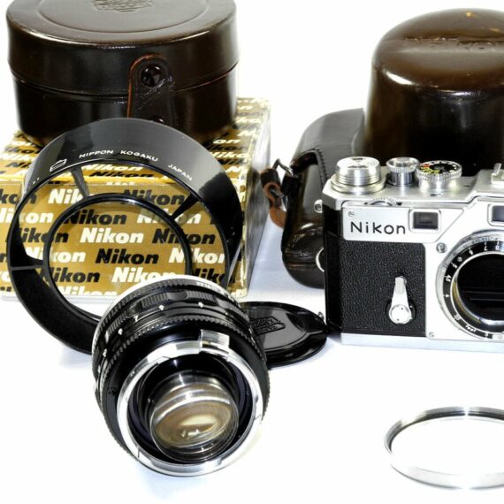 Nikon SP camera with 5cm F1.1 Nikkor-N Sold W/ Ever-Ready case & hood in box Ex++/Mint- / SOLD